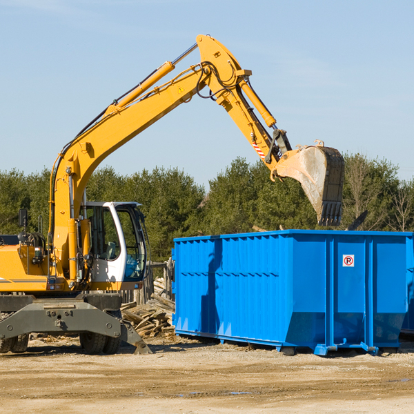 can i request a rental extension for a residential dumpster in Frytown IA